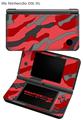Nintendo DSi XL Skin Camouflage Red
