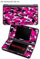 Nintendo DSi XL Skin WraptorCamo Digital Camo Hot Pink