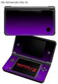 Nintendo DSi XL Skin Smooth Fades Purple Black