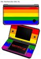 Nintendo DSi XL Skin Rainbow Stripes