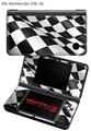 Nintendo DSi XL Skin Checkered Racing Flag