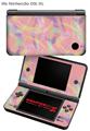 Nintendo DSi XL Skin Neon Swoosh on Pink
