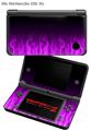 Nintendo DSi XL Skin Fire Purple