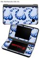 Nintendo DSi XL Skin Petals Blue