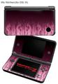 Nintendo DSi XL Skin Fire Pink