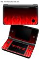 Nintendo DSi XL Skin Fire Red