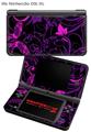 Nintendo DSi XL Skin Twisted Garden Purple and Hot Pink