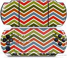 Sony PSP 3000 Decal Style Skin - Zig Zag Colors 01