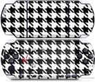 Sony PSP 3000 Decal Style Skin - Houndstooth Black and White