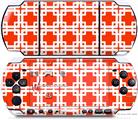 Sony PSP 3000 Decal Style Skin - Boxed Red