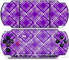 Sony PSP 3000 Decal Style Skin - Wavey Purple