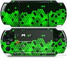 Sony PSP 3000 Decal Style Skin - HEX Green