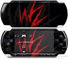 Sony PSP 3000 Decal Style Skin - WraptorSkinz WZ on Black