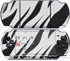 Sony PSP 3000 Decal Style Skin - Zebra Skin