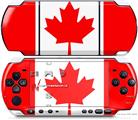 Sony PSP 3000 Decal Style Skin - Canadian Canada Flag