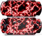 Sony PSP 3000 Decal Style Skin - Electrify Red