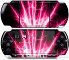 Sony PSP 3000 Decal Style Skin - Lightning Pink