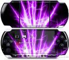 Sony PSP 3000 Decal Style Skin - Lightning Purple