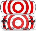 Sony PSP 3000 Decal Style Skin - Bullseye Red and White