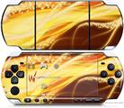 Sony PSP 3000 Decal Style Skin - Mystic Vortex Yellow