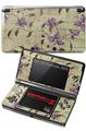 Nintendo 3DS Decal Style Skin - Flowers and Berries Purple