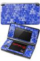 Nintendo 3DS Decal Style Skin - Triangle Mosaic Blue