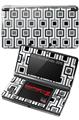 Nintendo 3DS Decal Style Skin - Squares In Squares