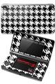 Nintendo 3DS Decal Style Skin - Houndstooth Black and White