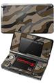Nintendo 3DS Decal Style Skin - Camouflage Brown
