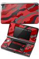 Nintendo 3DS Decal Style Skin - Camouflage Red