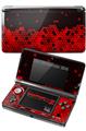 Nintendo 3DS Decal Style Skin - HEX Red