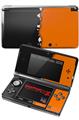 Nintendo 3DS Decal Style Skin - Ripped Colors Black Orange