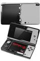 Nintendo 3DS Decal Style Skin - Ripped Colors Black Gray