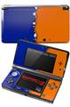 Nintendo 3DS Decal Style Skin - Ripped Colors Blue Orange