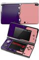 Nintendo 3DS Decal Style Skin - Ripped Colors Purple Pink