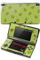 Nintendo 3DS Decal Style Skin - Anchors Away Sage Green