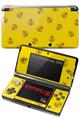 Nintendo 3DS Decal Style Skin - Anchors Away Yellow