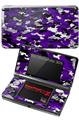 Nintendo 3DS Decal Style Skin - WraptorCamo Digital Camo Purple