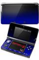 Nintendo 3DS Decal Style Skin - Smooth Fades Blue Black