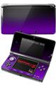 Nintendo 3DS Decal Style Skin - Smooth Fades Purple Black