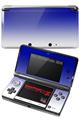 Nintendo 3DS Decal Style Skin - Smooth Fades White Blue