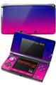 Nintendo 3DS Decal Style Skin - Smooth Fades Hot Pink Blue