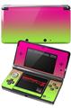 Nintendo 3DS Decal Style Skin - Smooth Fades Neon Green Hot Pink