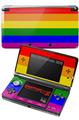 Nintendo 3DS Decal Style Skin - Rainbow Stripes