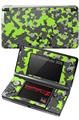 Nintendo 3DS Decal Style Skin - WraptorCamo Old School Camouflage Camo Lime Green