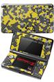 Nintendo 3DS Decal Style Skin - WraptorCamo Old School Camouflage Camo Yellow