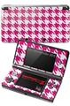 Nintendo 3DS Decal Style Skin - Houndstooth Hot Pink