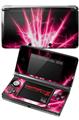 Nintendo 3DS Decal Style Skin - Lightning Pink