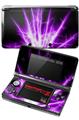 Nintendo 3DS Decal Style Skin - Lightning Purple