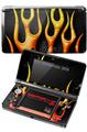 Nintendo 3DS Decal Style Skin - Metal Flames